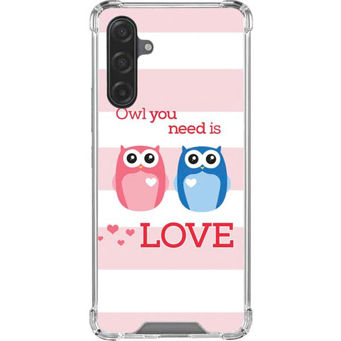 Owl Is All You Need Galaxy A17 Clear Case