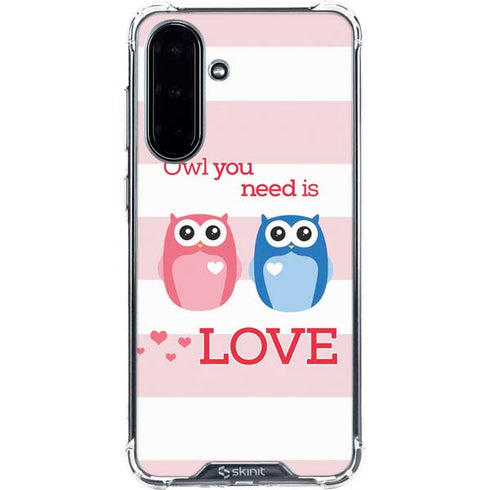 Owl Is All You Need Galaxy A36 5G Clear Case