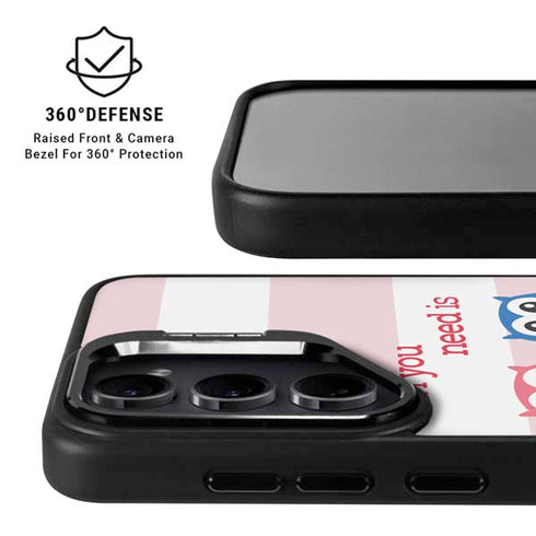 Owl Is All You Need Galaxy S24 FE Kickstand Case