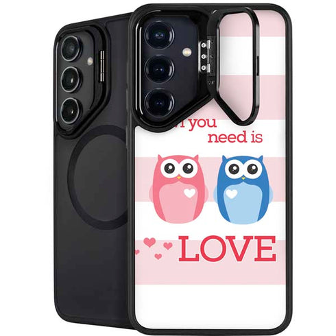 Owl Is All You Need Galaxy S25 Kickstand Case