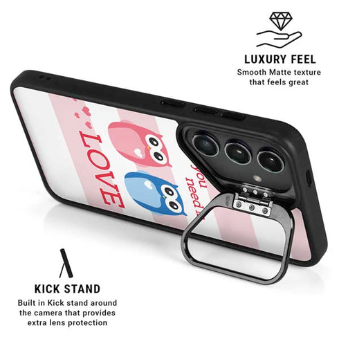Owl Is All You Need Galaxy S24 Ultra Kickstand Case