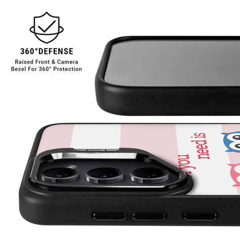 Owl Is All You Need Galaxy S24 Ultra Kickstand Case