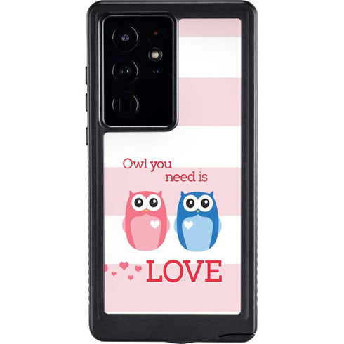 Owl Is All You Need Galaxy S24 Ultra Waterproof Case
