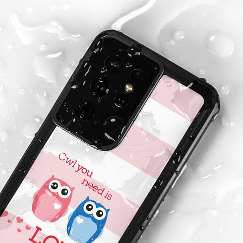 Owl Is All You Need Galaxy S24 Ultra Waterproof Case