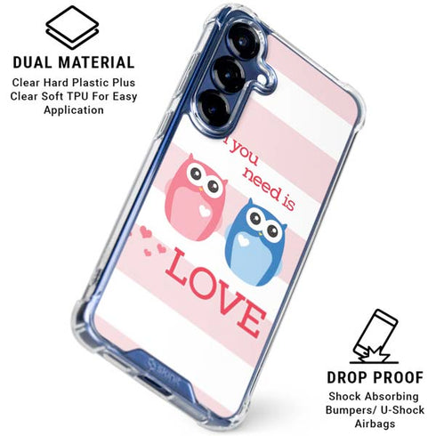 Owl Is All You Need Galaxy S25 Plus Clear Case