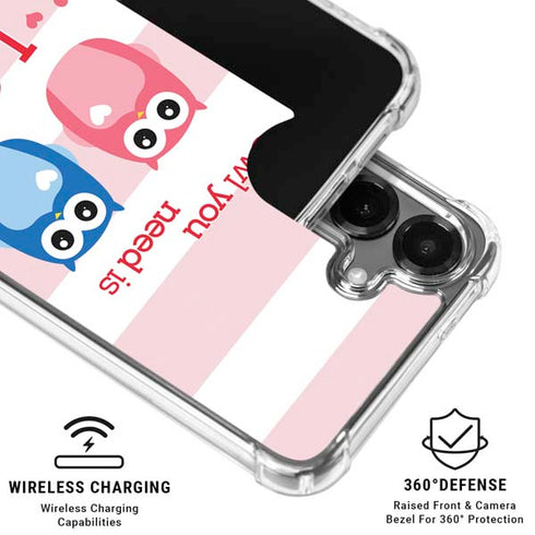 Owl Is All You Need Galaxy S26 Plus Clear Case