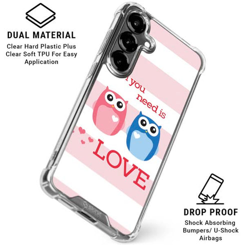 Owl Is All You Need Galaxy S26 Plus Clear Case