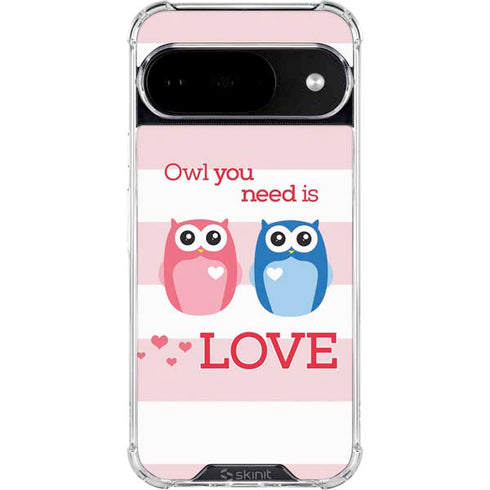 Owl Is All You Need Google Pixel 10 Clear Case