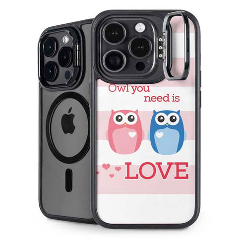 Owl Is All You Need iPhone 13 Pro Kickstand Case
