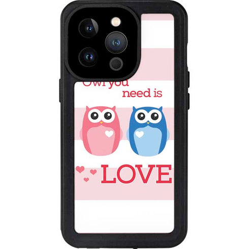 Owl Is All You Need iPhone 15 Pro Waterproof Case