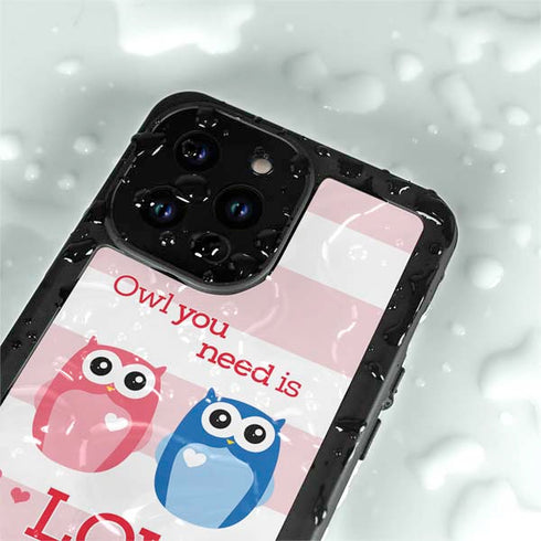 Owl Is All You Need iPhone 15 Pro Waterproof Case