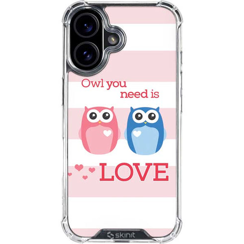 Owl Is All You Need iPhone 16 Plus Clear Case