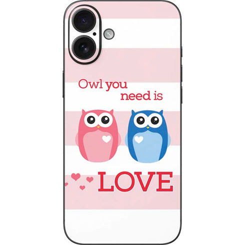 Owl Is All You Need iPhone 16 Plus Skin
