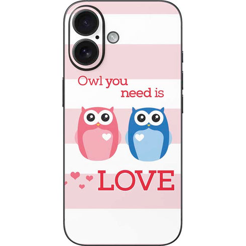 Owl Is All You Need iPhone 16 Skin