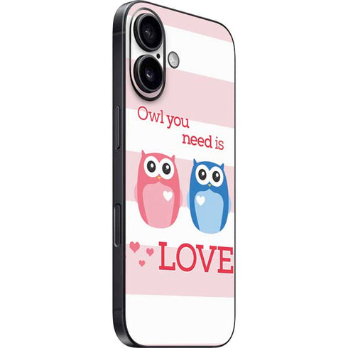 Owl Is All You Need iPhone 16 Skin