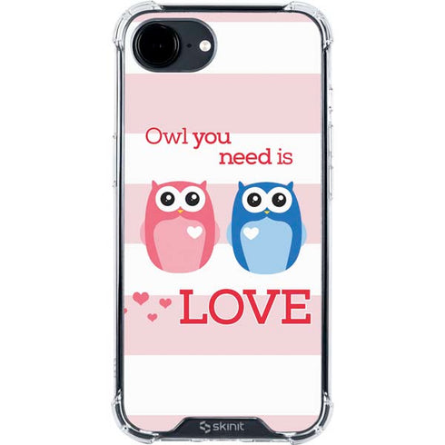 Owl Is All You Need iPhone 16e Clear Case