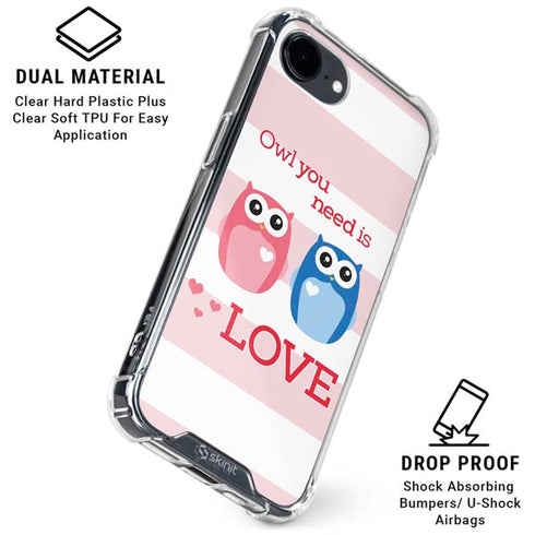 Owl Is All You Need iPhone 16e Clear Case
