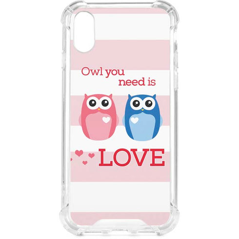 Owl Is All You Need iPhone XS Clear Case