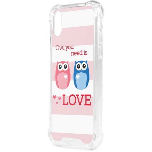 Owl Is All You Need iPhone XS Clear Case