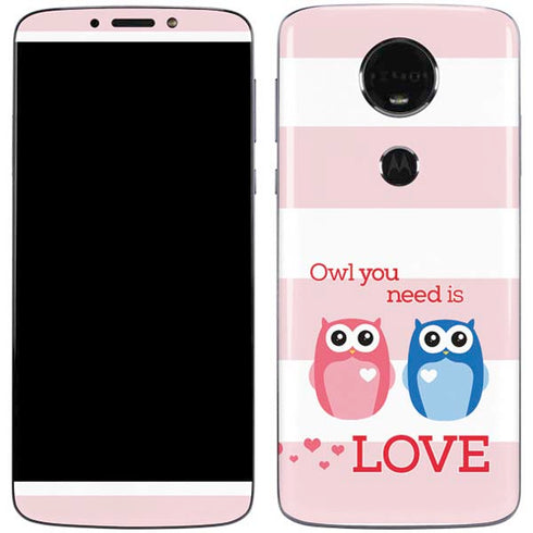 Owl Is All You Need Moto E5 Plus Skin