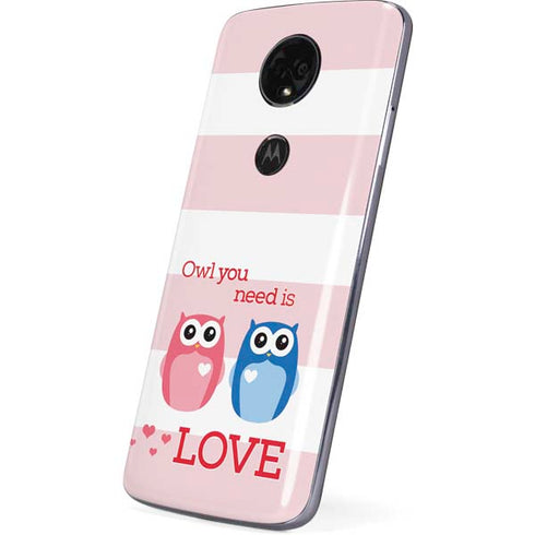 Owl Is All You Need Moto E5 Plus Skin