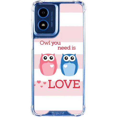Owl Is All You Need Moto G 5G (2024) Clear Case
