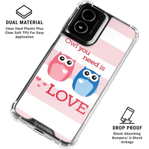 Owl Is All You Need Moto G Power 5G (2024) Clear Case