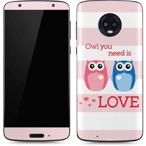 Owl Is All You Need Moto G6 Skin