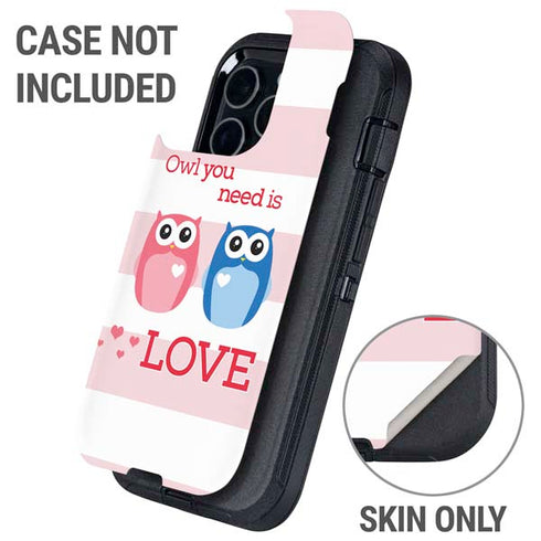 Owl Is All You Need Otterbox Defender iPhone Skin