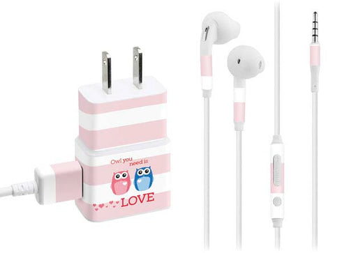 Owl Is All You Need Phone Charger Skin