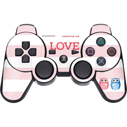 Owl Is All You Need PS3 Dual Shock wireless controller Skin