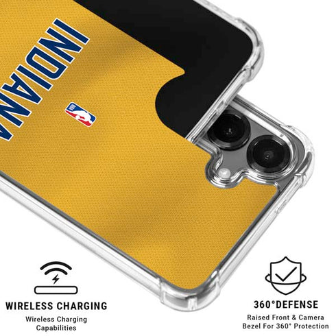 NBA Indiana Pacers Jersey Galaxy S26 Clear Case