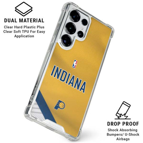 NBA Indiana Pacers Jersey Galaxy S26 Ultra Clear Case