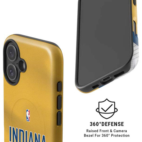 NBA Indiana Pacers Jersey iPhone 16 Plus Magsafe Impact Case