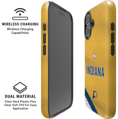 NBA Indiana Pacers Jersey iPhone 16 Plus Magsafe Impact Case