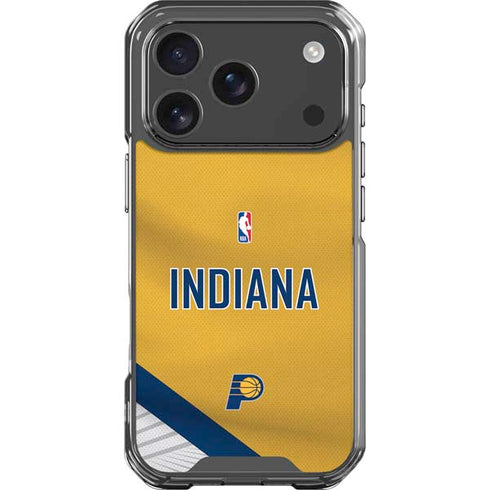 NBA Indiana Pacers Jersey iPhone 17 Pro Clear Case