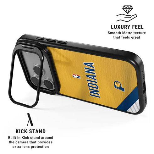 NBA Indiana Pacers Jersey iPhone 17 Pro Kickstand Case