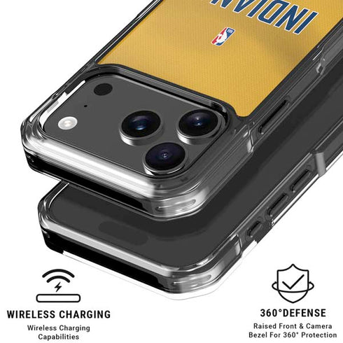 NBA Indiana Pacers Jersey iPhone 17 Pro Max Clear Case