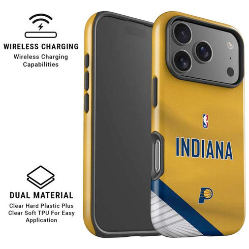 NBA Indiana Pacers Jersey iPhone 17 Pro Max Magsafe Impact Case