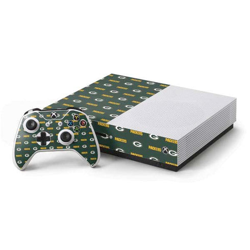 NFL Green Bay Packers Blitz Series Xbox One S Console and Controller Bundle Skin
