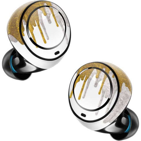 Paint Splatter Gold Amazon Echo Buds Skin