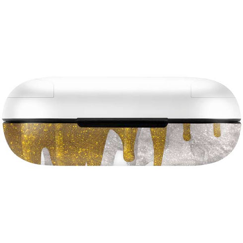 Paint Splatter Gold Amazon Echo Buds Skin