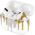 Paint Splatter Gold AirPods Skins