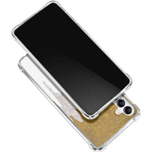 Paint Splatter Gold Gabb Phone 4 Clear Case