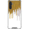 Paint Splatter Gold Galaxy A17 Clear Case