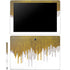 Paint Splatter Gold Galaxy Book 12in Skin