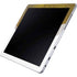 Paint Splatter Gold Galaxy Book 12in Skin