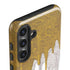 Paint Splatter Gold Galaxy S25 Impact Case