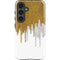 Paint Splatter Gold Galaxy S25 Plus Impact Case