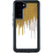 Paint Splatter Gold Galaxy S24 Plus Waterproof Case
